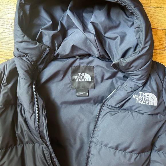 North Face Navy Blue Down Jacket - Picture 2 of 5